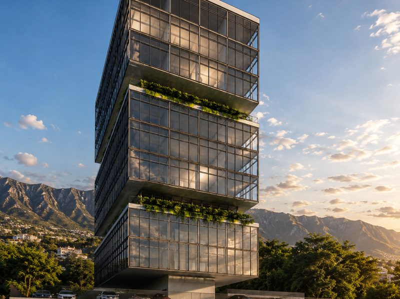 Marbella Center oficinas premium Cali OXA Arquitectos